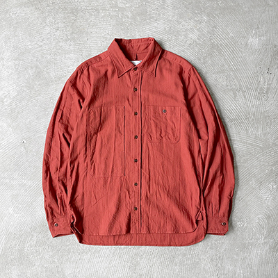 Asymmetric Pocket Work Shirt