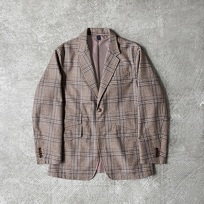 3 Slant Flap Pocket 2 Button Jacket