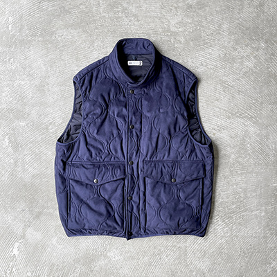 Zip & Fly Front High Neck Vest