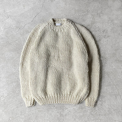 Hand Knit Crew Neck Sweater