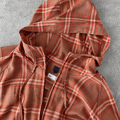 Raglan Sleeve Zip Front Parka