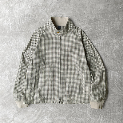 Zip Front Harrington Jacket