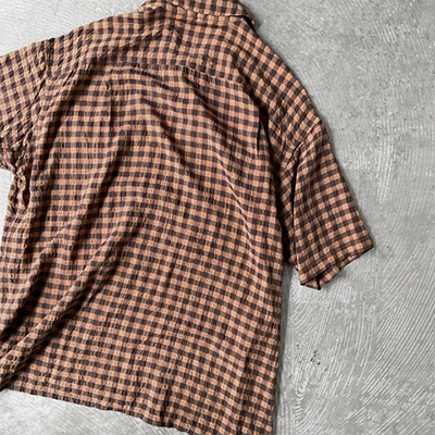 Round Flap Pocket Short Sleeve Shirt